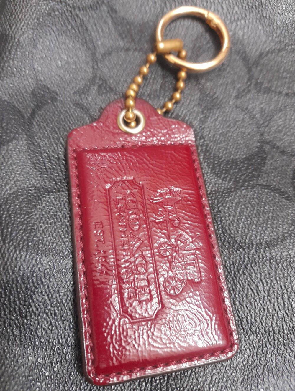 🔥RARE🔥 Coach Legacy Archive 1941 Hang Tag Bag Charm Y2K Vintage